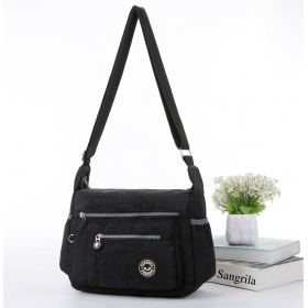 Crinkle Nylon Cross-body Casual bag