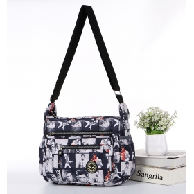 Crinkle Nylon Cross-body Casual bag