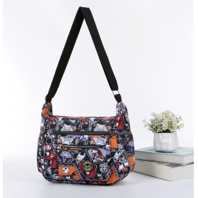 Crinkle Nylon Cross-body Casual bag