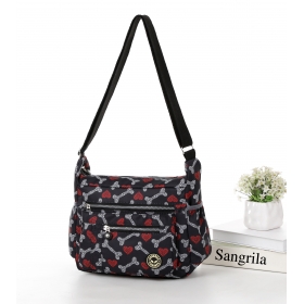 Crinkle Nylon Cross-body Casual bag