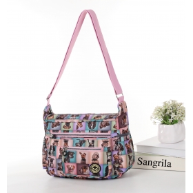 Crinkle Nylon Cross-body Casual bag