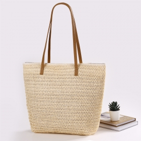 Straw Weave Shoulder Bags