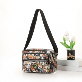 Crinkle Nylon Cross-body Casual bag