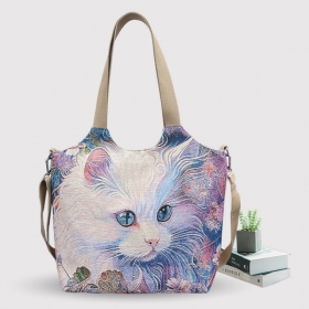 Embroidery Canvas Shoulder Bag