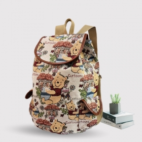 Embroidery Canvas Backpack