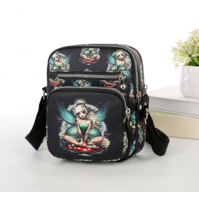 Crinkle Nylon Cross-body