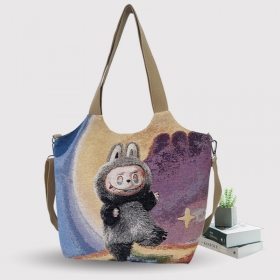 Embroidery Canvas Shoulder Bag