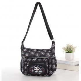 Crinkle Nylon Cross-body Casual bag