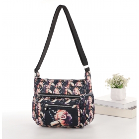 Crinkle Nylon Cross-body Casual bag