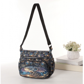 Crinkle Nylon Cross-body Casual bag