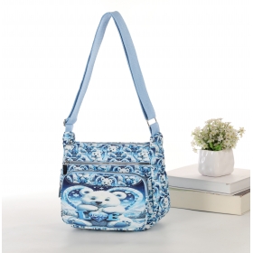 Crinkle Nylon Cross-body Casual bag