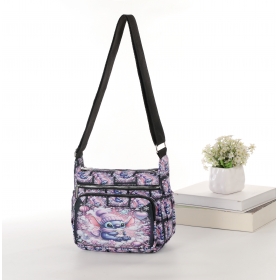 Crinkle Nylon Cross-body Casual bag