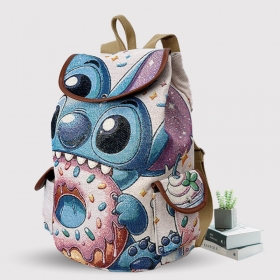 Embroidery Canvas Backpack