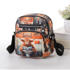 Crinkle Nylon Cross-body