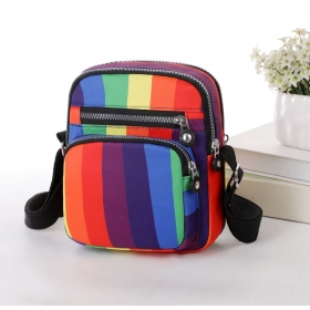 Crinkle Nylon Cross-body