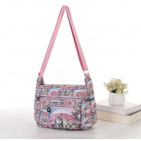 Crinkle Nylon Cross-body Casual bag