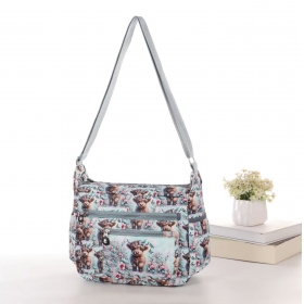 Crinkle Nylon Cross-body Casual bag