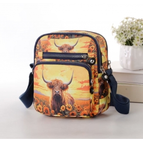 Crinkle Nylon Cross-body