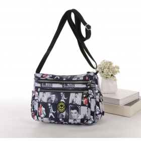 Crinkle Nylon Cross-body Casual bag